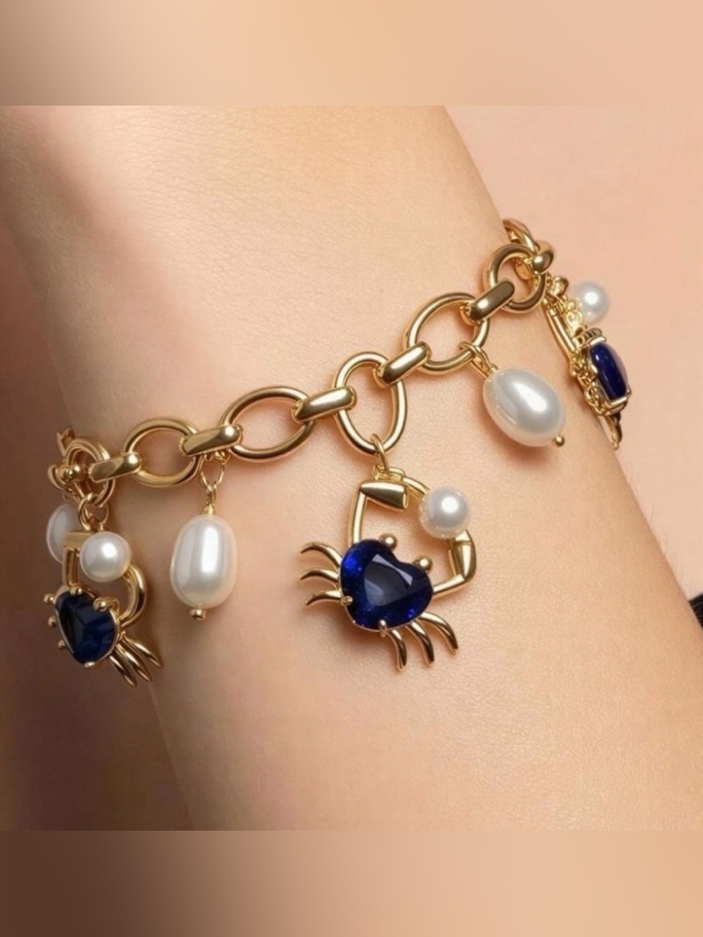 Kate Spade Crab charm bracelet